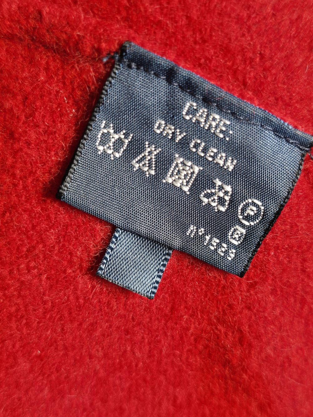 Ralph Lauren Boyfriend Fit Silver Monogram Red Button-Front Cardigan Sweater, XS - Picture 7 of 8